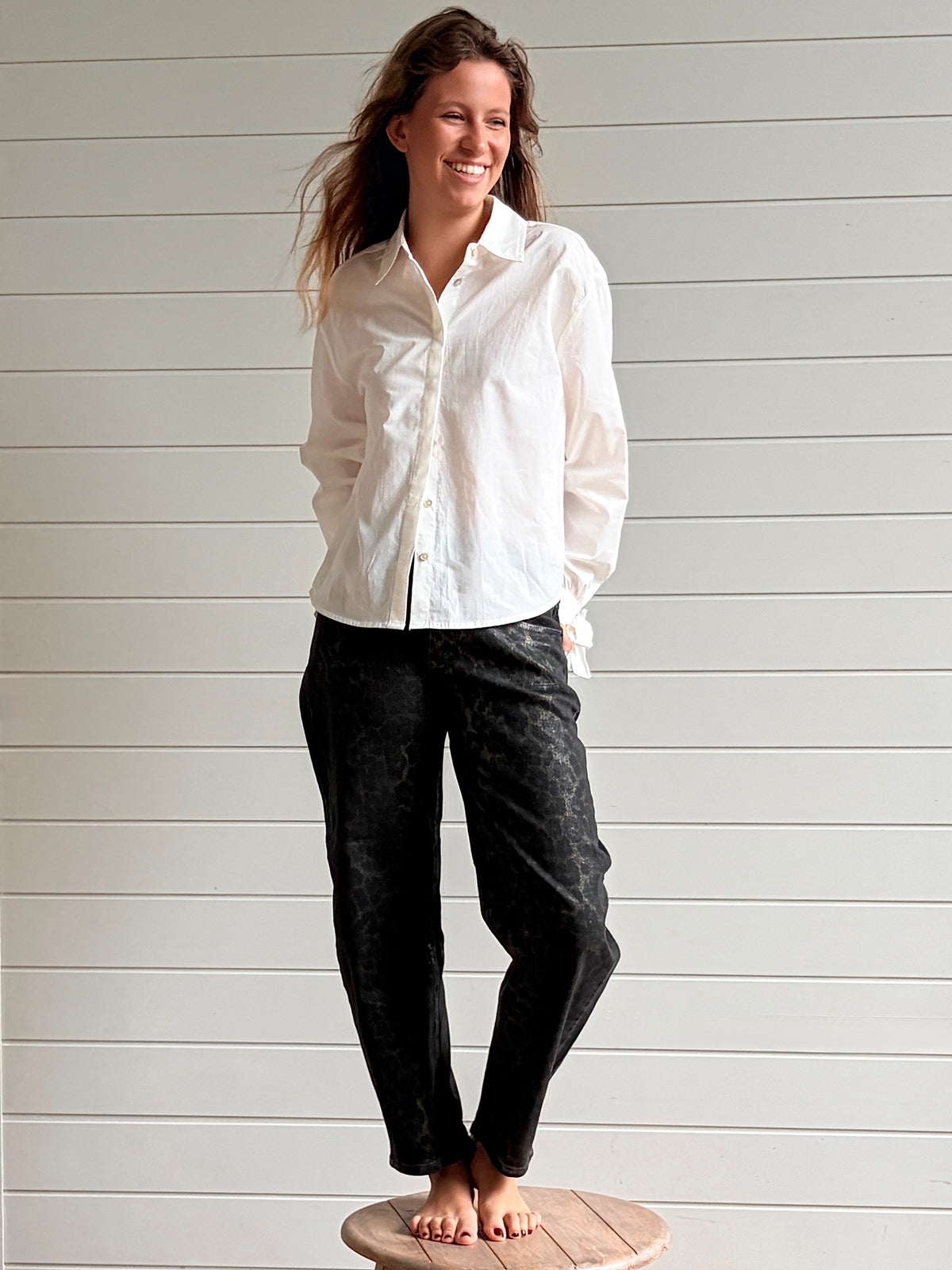 DANNI; Light Authentic Denim women's clothing MAC JEANS