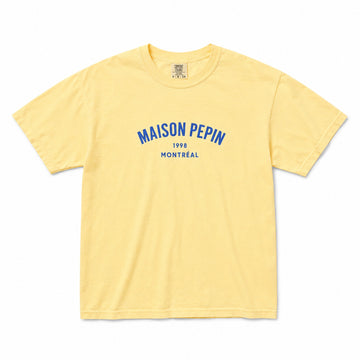 TEE SHIRT AMOUR DE VACANCES & MAISON PEPIN YELLOW