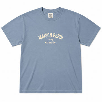 TEE SHIRT AMOUR DE VACANCES & MAISON PEPIN LIGHT BLUE