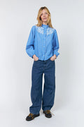 LiaLL Shirt Woman LOLLYS LAUNDRY Blue XS/TP