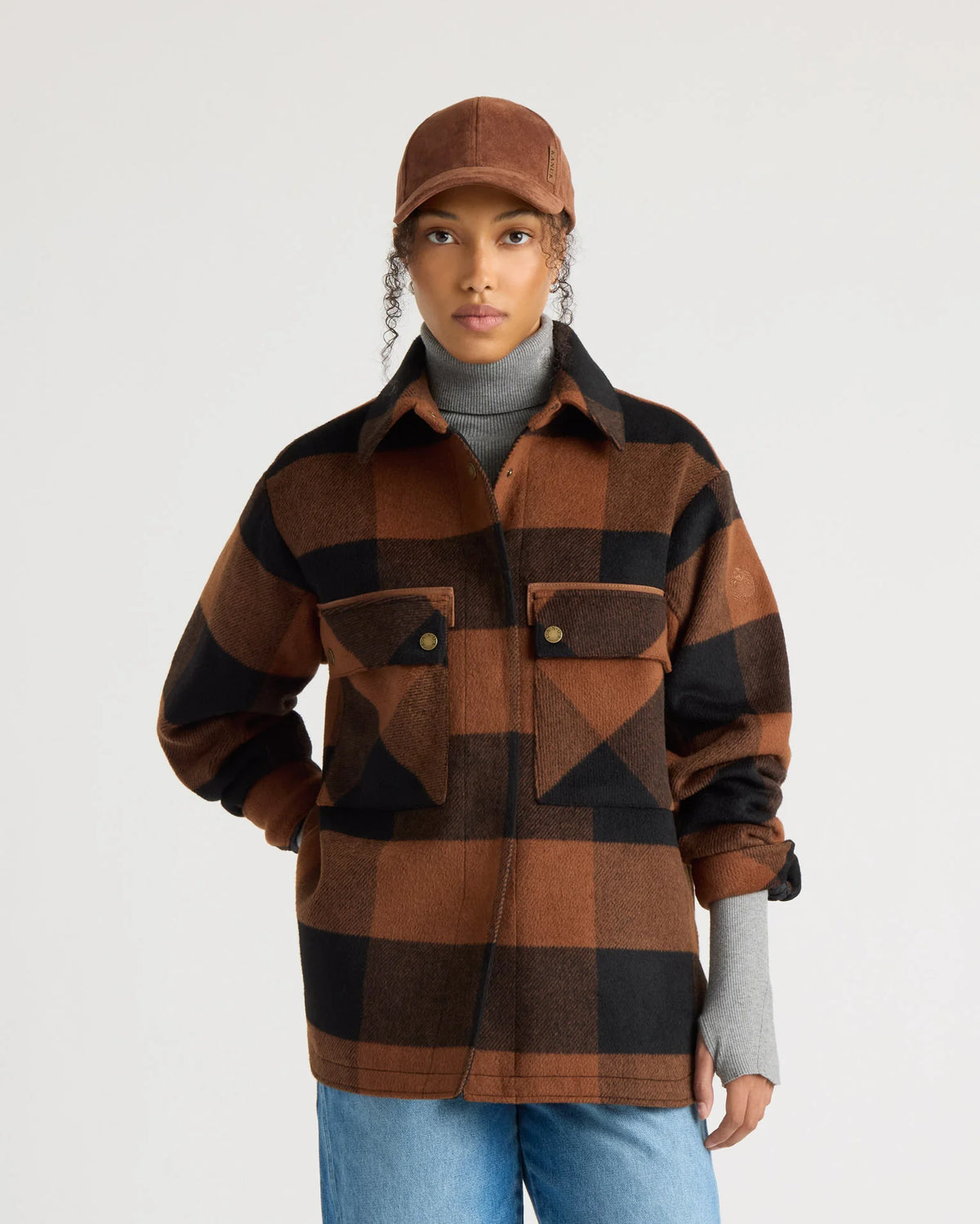Veste-chemise à large carreaux Matane KANUK