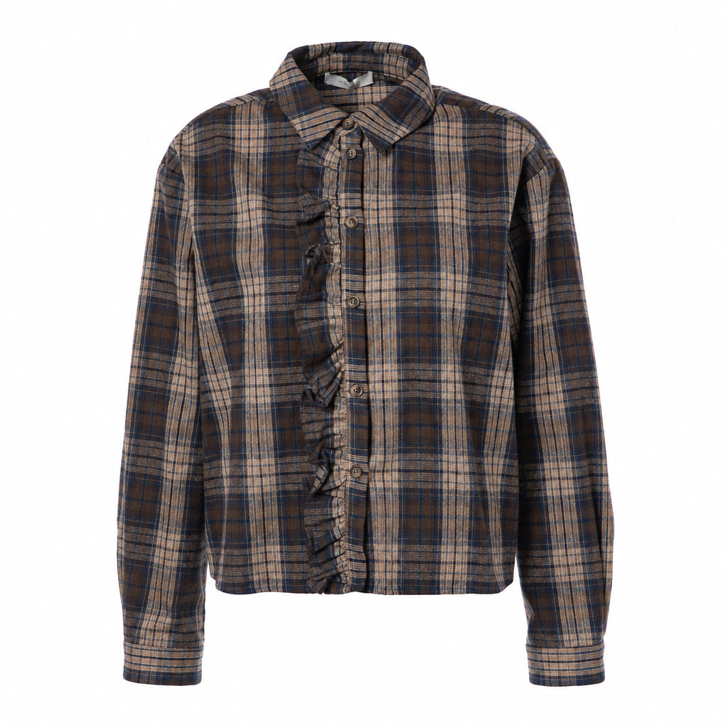 Parole Blouse Woman JC Sophie SAND CHECK 34