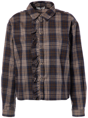 Parole Blouse Woman JC Sophie SAND CHECK 34