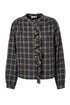 Pearl Blouse 1 Woman JC Sophie BLUE CHECK 32
