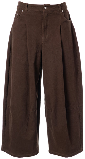 Painter Trousers Woman JC Sophie Dark Brown 34