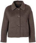 Palm Jacket Woman JC Sophie Dark Brown 34