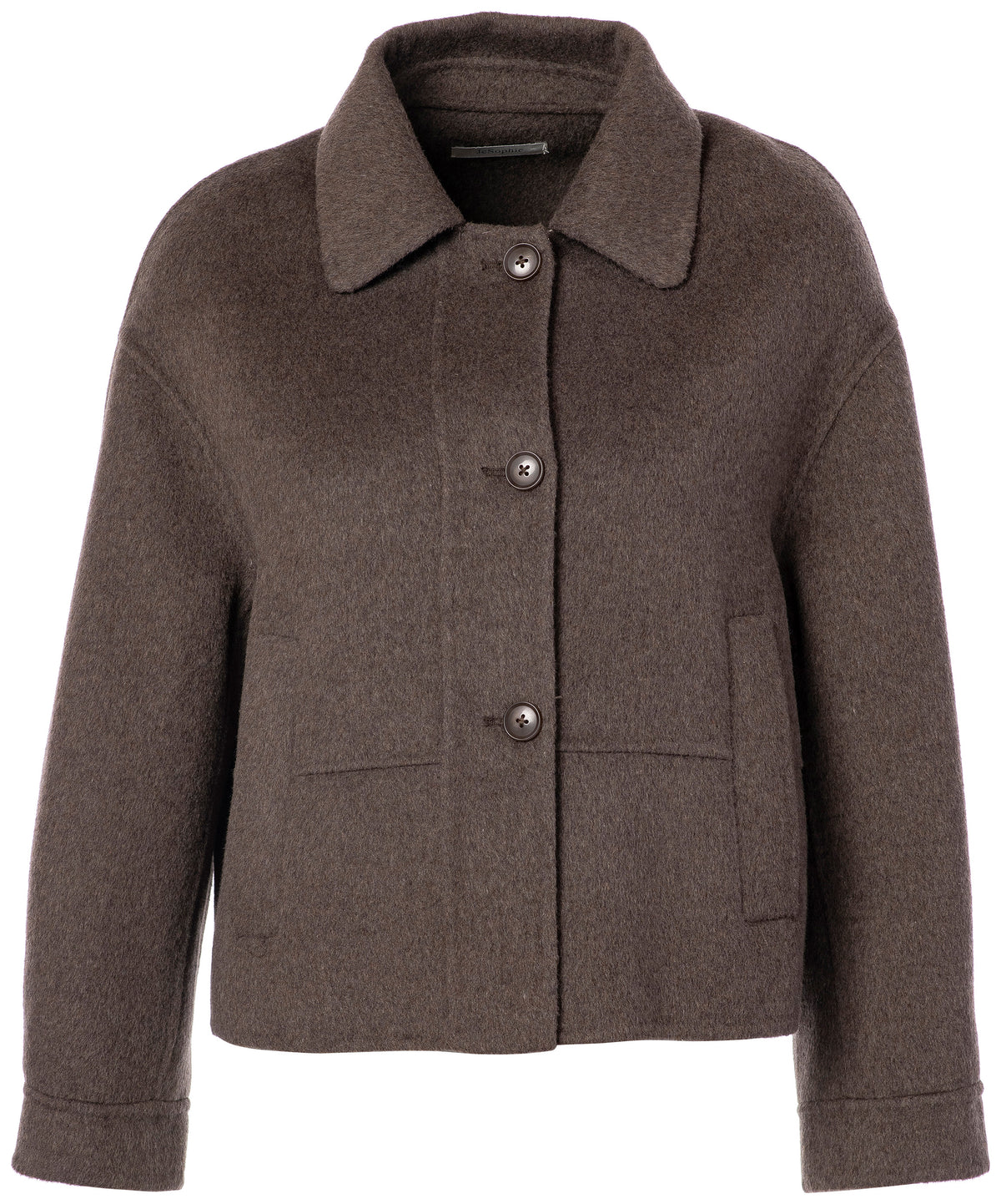 Palm Jacket Woman JC Sophie Dark Brown 34