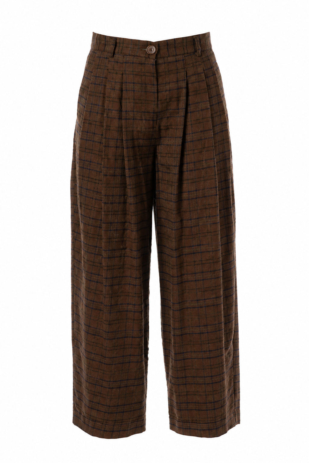Paula Trousers Woman JC Sophie BROWN CHECK 34