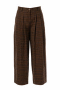 Paula Trousers Woman JC Sophie BROWN CHECK 34