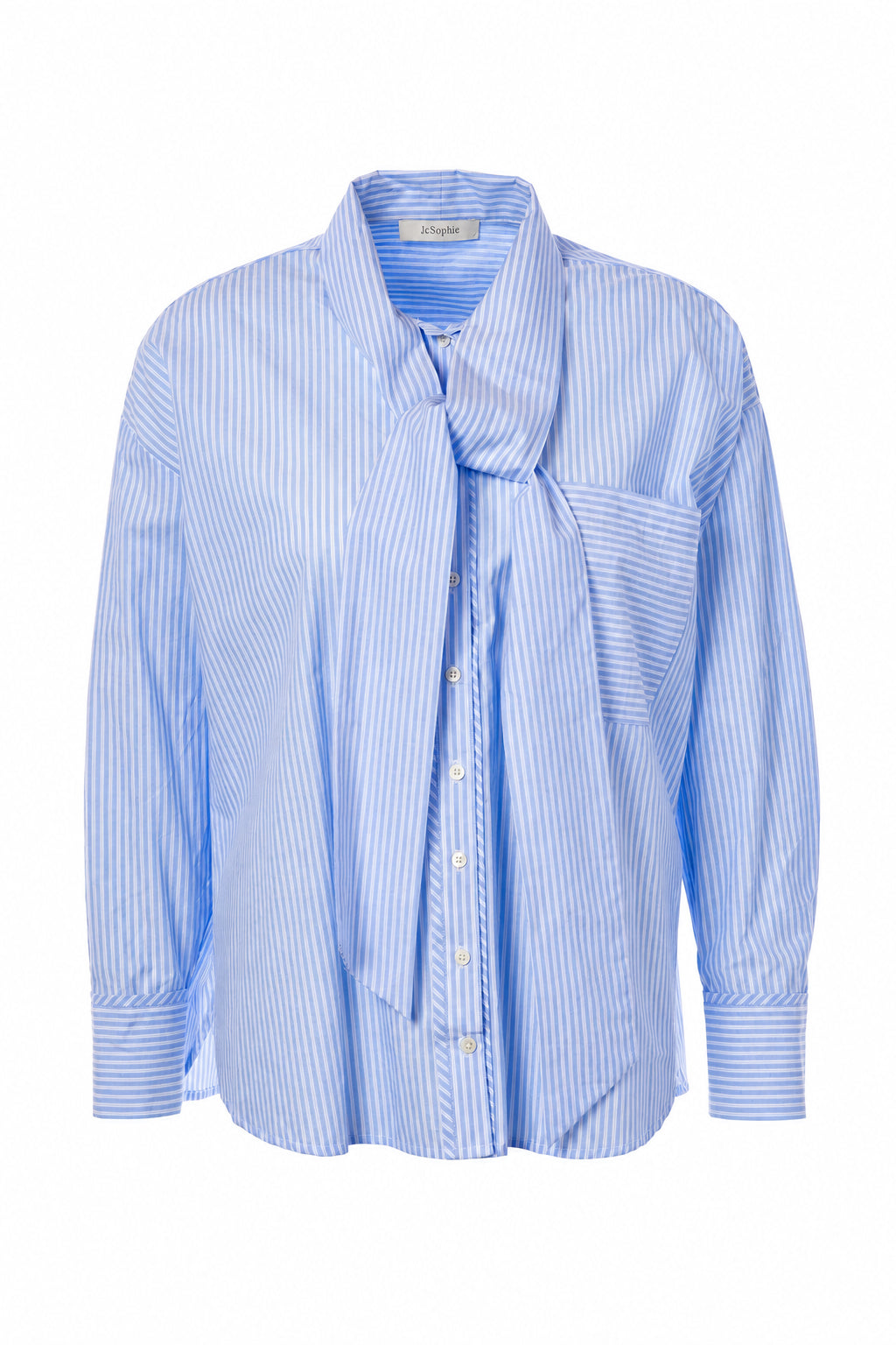 Polo Blouse Woman JC Sophie LIGHT BLUE STRIPES 34