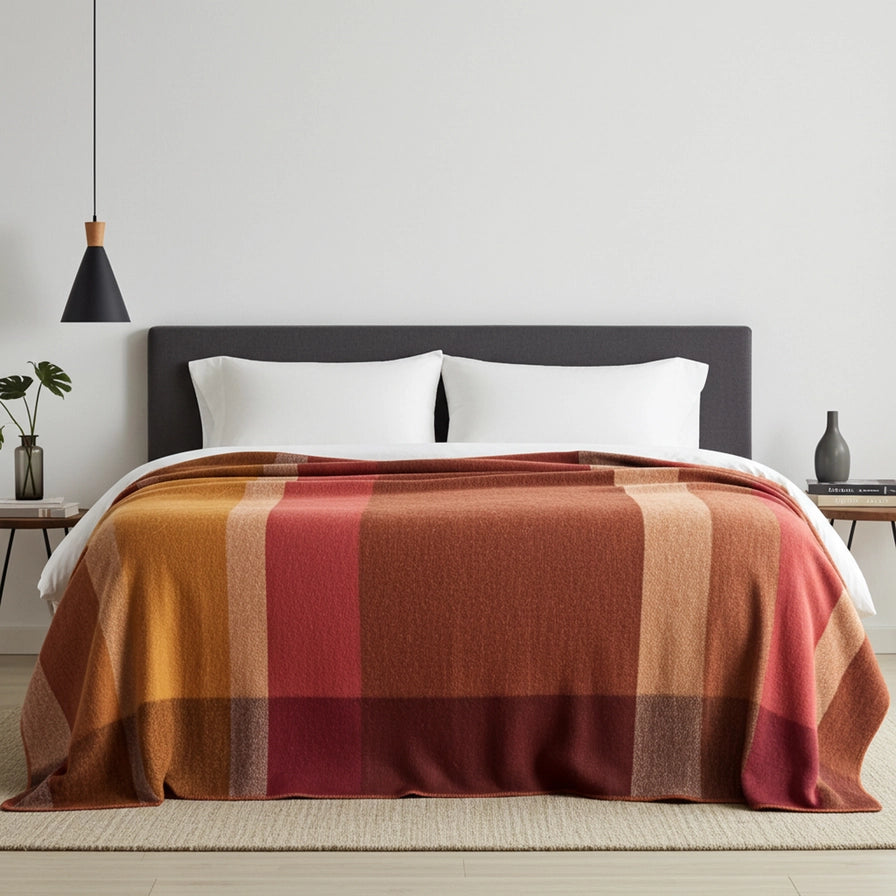 Plaid En Alpaga - Ambre 45 X 70 Accessoire décoratif SHUPACA ALPACA