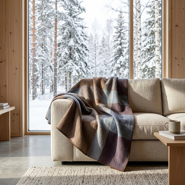 Plaid En Alpaga - Moka 45 X 70 Accessoire décoratif SHUPACA ALPACA