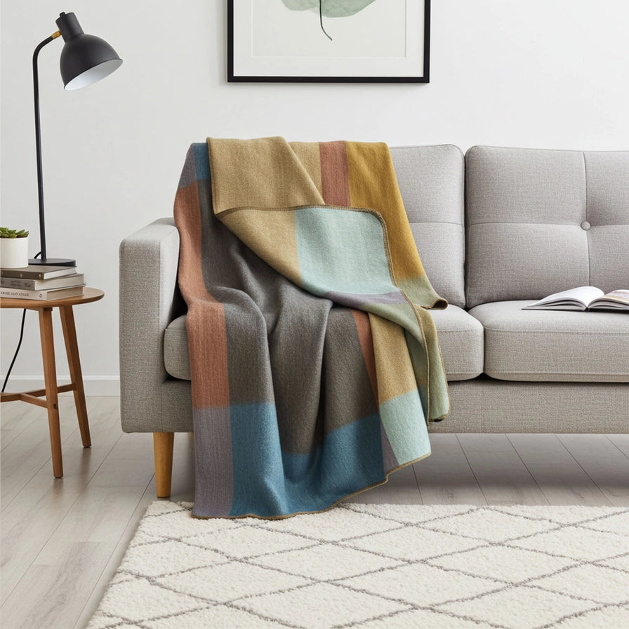 Plaid En Alpaga - Prisme 45 X 70 Accessoire décoratif SHUPACA ALPACA
