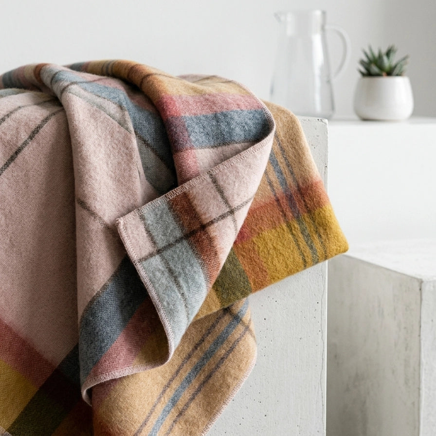 Plaid En Alpaga - Récif 70 X 90 Accessoire décoratif SHUPACA ALPACA