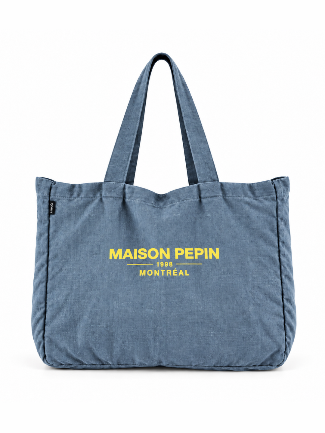 CABA EN LIN BLUE MAISON PEPIN CABAS SAC maison pepin