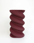 Swirl Vase Large Morna Truffle Brown