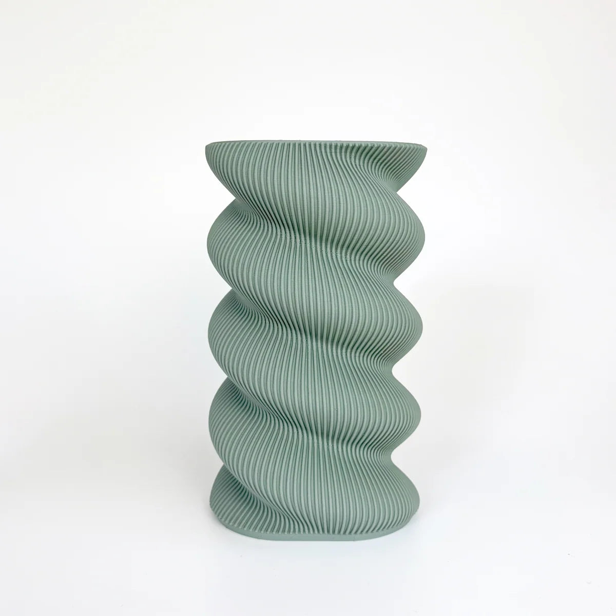 Swirl Vase Large Morna Ice Green