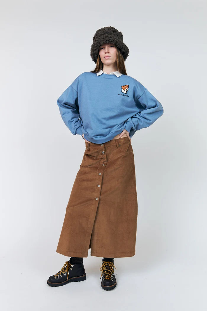 SydneyLL Dog Sweatshirt Woman LOLLYS LAUNDRY BLUE MELANGE XS/TP