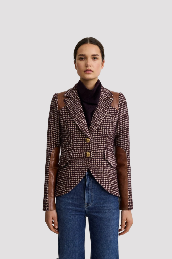 Saddle-Patch Equestrian Blazer Woman Smythe