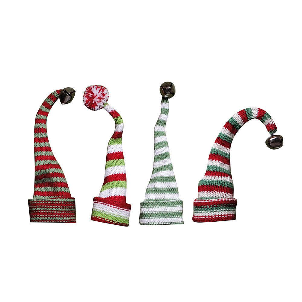 Chapeau rayé bouteille XC4483A Christmas Decoration Creative Coop
