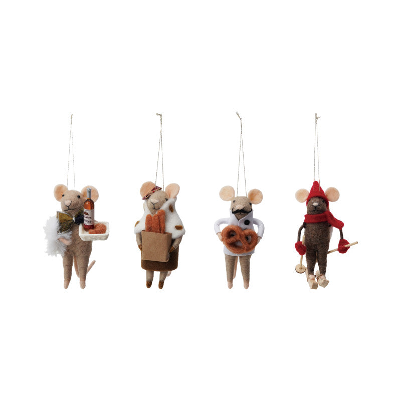 Souris gourmande XS9801A Christmas Decoration Creative Coop