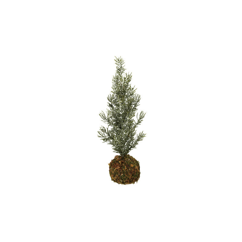 Petit sapin artificiel avec socle en forme de boule de mousse XT1611 Christmas Decoration Creative Coop