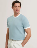 Alarico Men T-Shirts Scotch Soda Homme Sky Blue 1