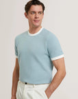 Alarico Men T-Shirts Scotch Soda Homme Sky Blue 1