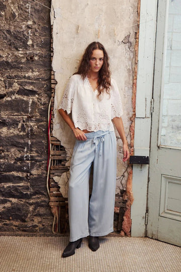 ANTOINE PANT Trousers Melissa Nepton Lt Super Bleached XS