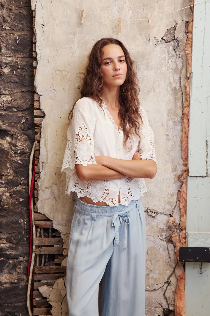 ANTOINE PANT Trousers Melissa Nepton Lt Super Bleached S