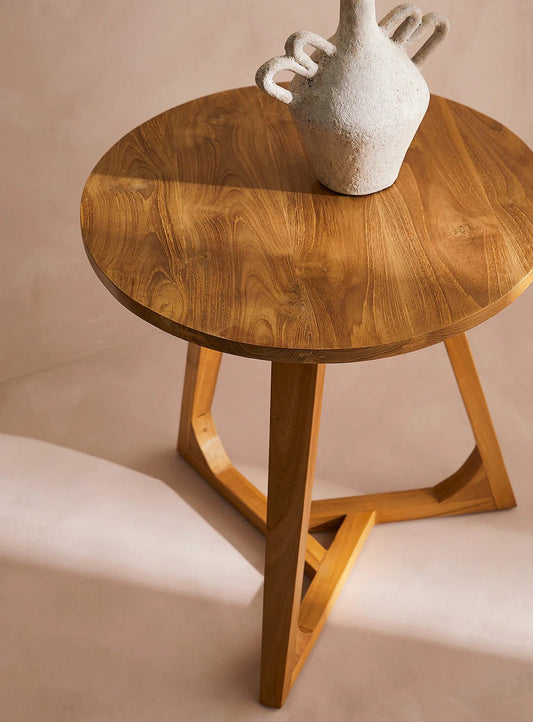ARRA TEAK SIDE TABLE Table Crusoe consigne