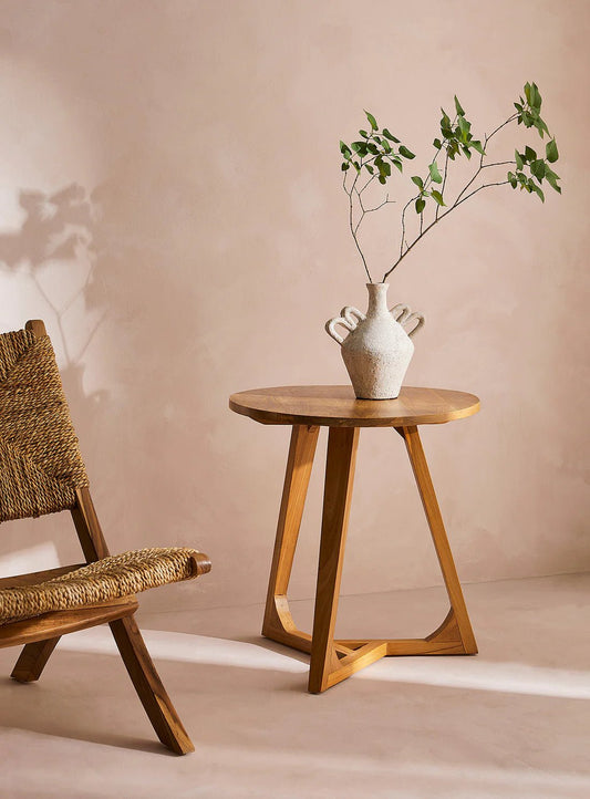 ARRA TEAK SIDE TABLE Table Crusoe consigne