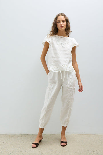 BAZA TOP Blouses Melissa Nepton OFF WHITE S