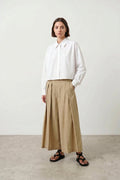 BISMA BLOUSE Woman HUMILITY 36 BLANC