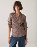 Blouse in Two-Tone Fine Stripe Woman SUMMUM