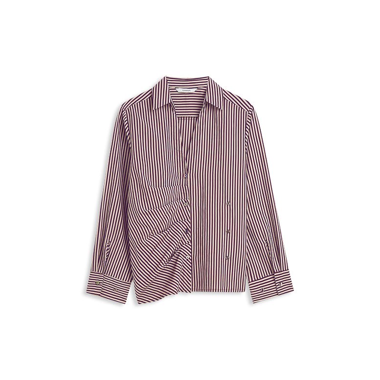Blouse in Two-Tone Fine Stripe Woman SUMMUM