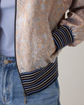 Bomber jacket in jacquard fabric Bomber Jacket SUMMUM