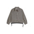 Boxy Blouse in Two-Tone Fine Stripe Woman SUMMUM 34 MIDNIGHT BLUE