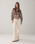 Boxy blouse with graphic print Blouse SUMMUM