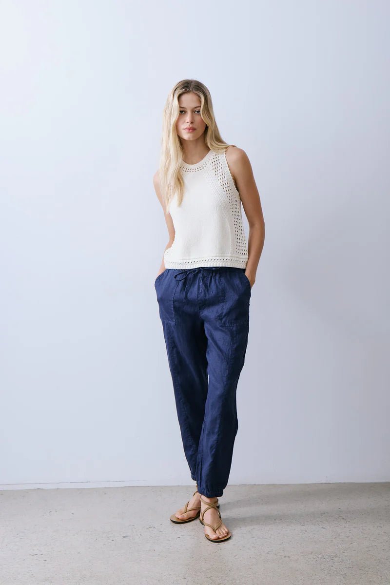 BRIE PANT Trousers Melissa Nepton Navy XS