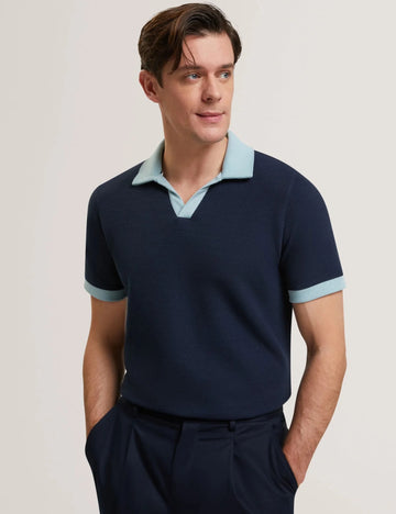 Brioza Men Polos Scotch Soda Homme Navy 1