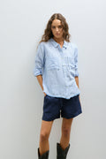 CHASE SHIRT Blouses Melissa Nepton Blue Pin Stripe M
