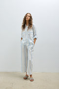 CHASE SHIRT Blouses Melissa Nepton Gradient Blue Stripe XS