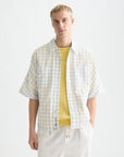 Check Loose-Fit Short-Sleeved Shirt Men Shirts Scotch Soda Homme