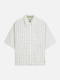 Check Loose-Fit Short-Sleeved Shirt Men Shirts Scotch Soda Homme