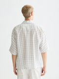 Check Loose-Fit Short-Sleeved Shirt Men Shirts Scotch Soda Homme