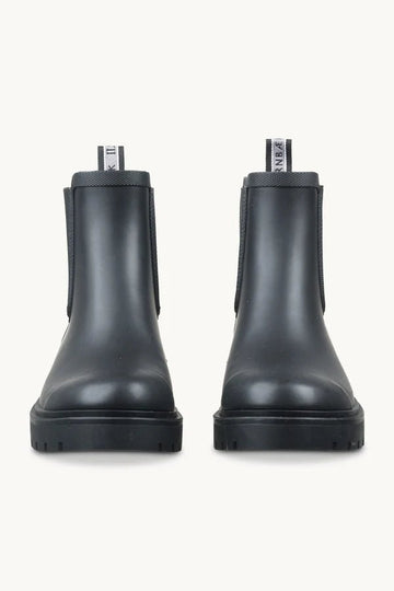 Chelsea Rain Boots Woman ILSE JACOBSEN ARMY BLACK 34