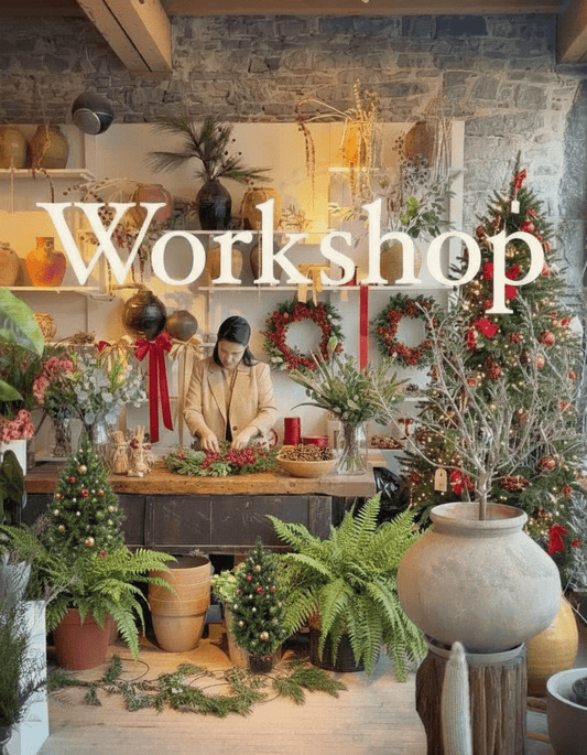 CHRISTMAS WREATH WORKSHOP SATURDAY NOVEMBER 29th workshop Arts & Crafts Chantal Royer