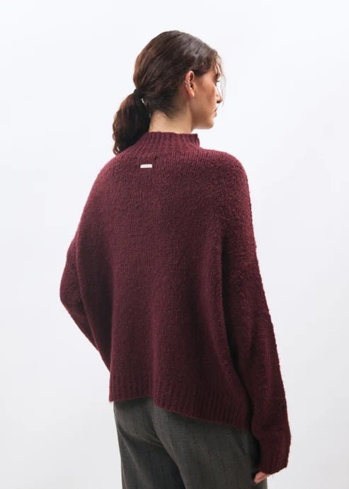 CODYN SWEATER Woman HUMILITY XL/TG BORDEAUX