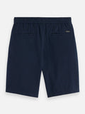 Core Fave Cotton-Linen Twill Bermuda Short Men Shorts Scotch Soda Homme Navy 34